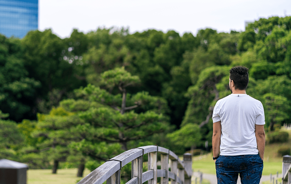 open spaces in condominium complex