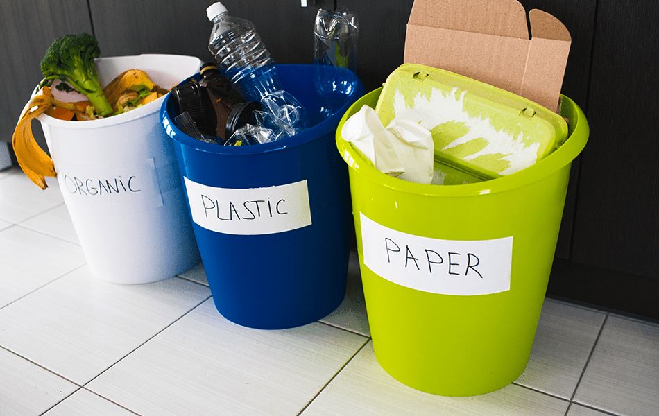 Simple waste segregating at home