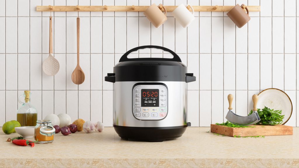 rice cooker in the kitchen