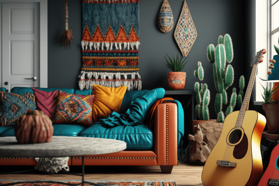 Maximalist interior design